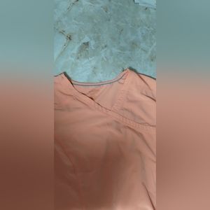 Coral pink scrubs